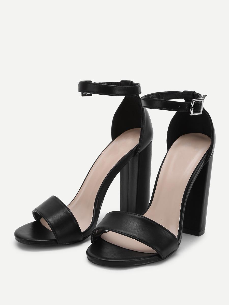 Two Part Ankle Strap Heels