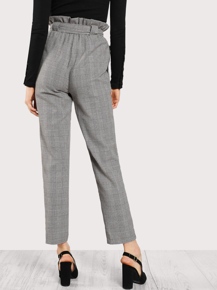 Wilfred NEW TIEFRONT CHECK PANT  Aritzia US