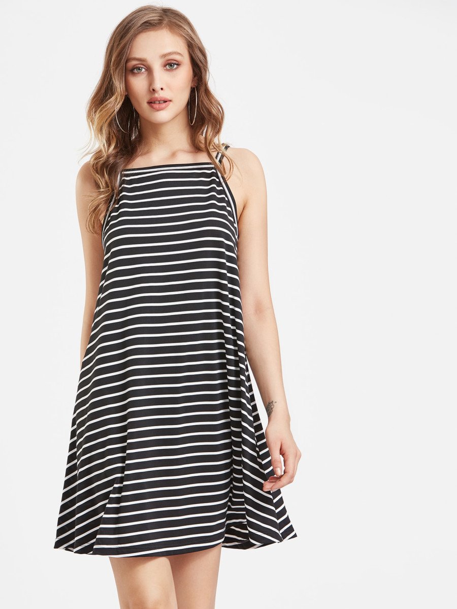 Striped Swing Cami Dress